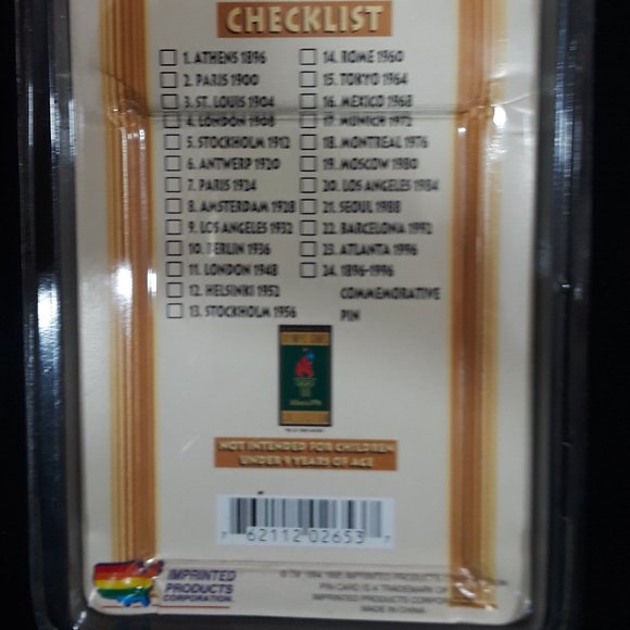 NEW Atlanta 1996 Olympic Games Collectible Pin - Picture 4 of 4